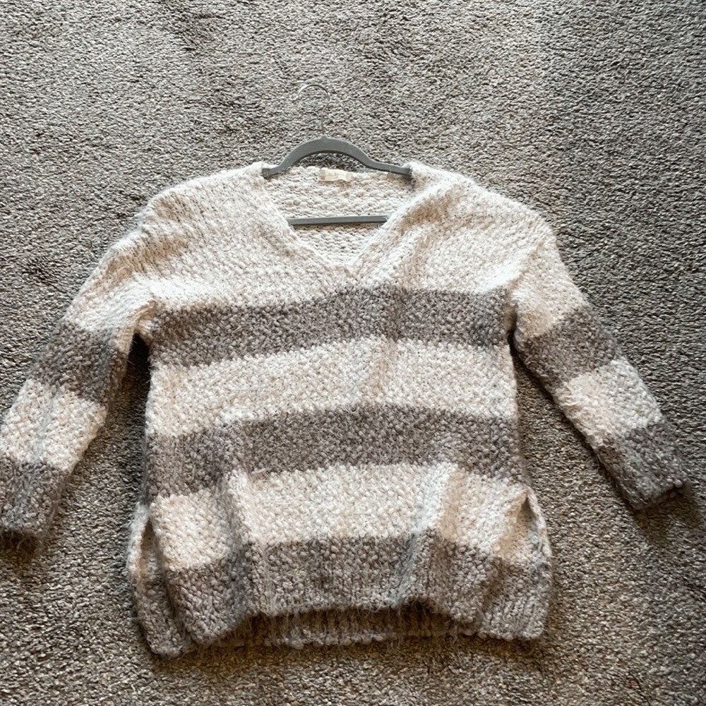 Altar’d State white and cream sweater - super soft